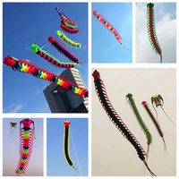 free shipping 12m centipede kite flying soft kite nylon fabric inflatable kite pendant kite air professional wind kites