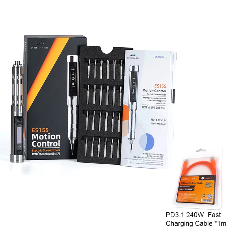 

MINIWARE ES15S аккумуляторная шуруповёртка