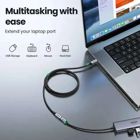 Ugreen USB C Продление типа USB - C Thunderbolt 3 для Xiaomi Nintendo Switch 3.2