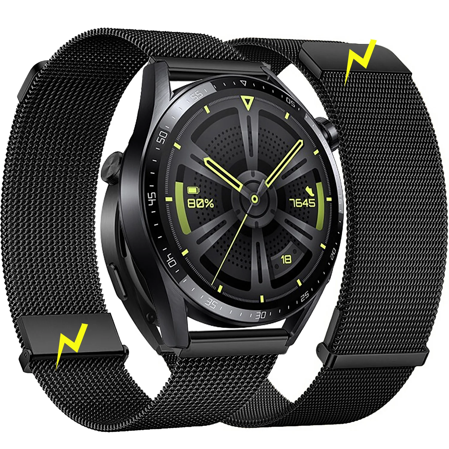 

20mm 22mm Strap For Samsung Galaxy Watch 4/5/5 pro/Classic 44mm 40mm Active 2 Milanese Bracelet Huawei GT 2/2e/3/3 Pro 46MM Band