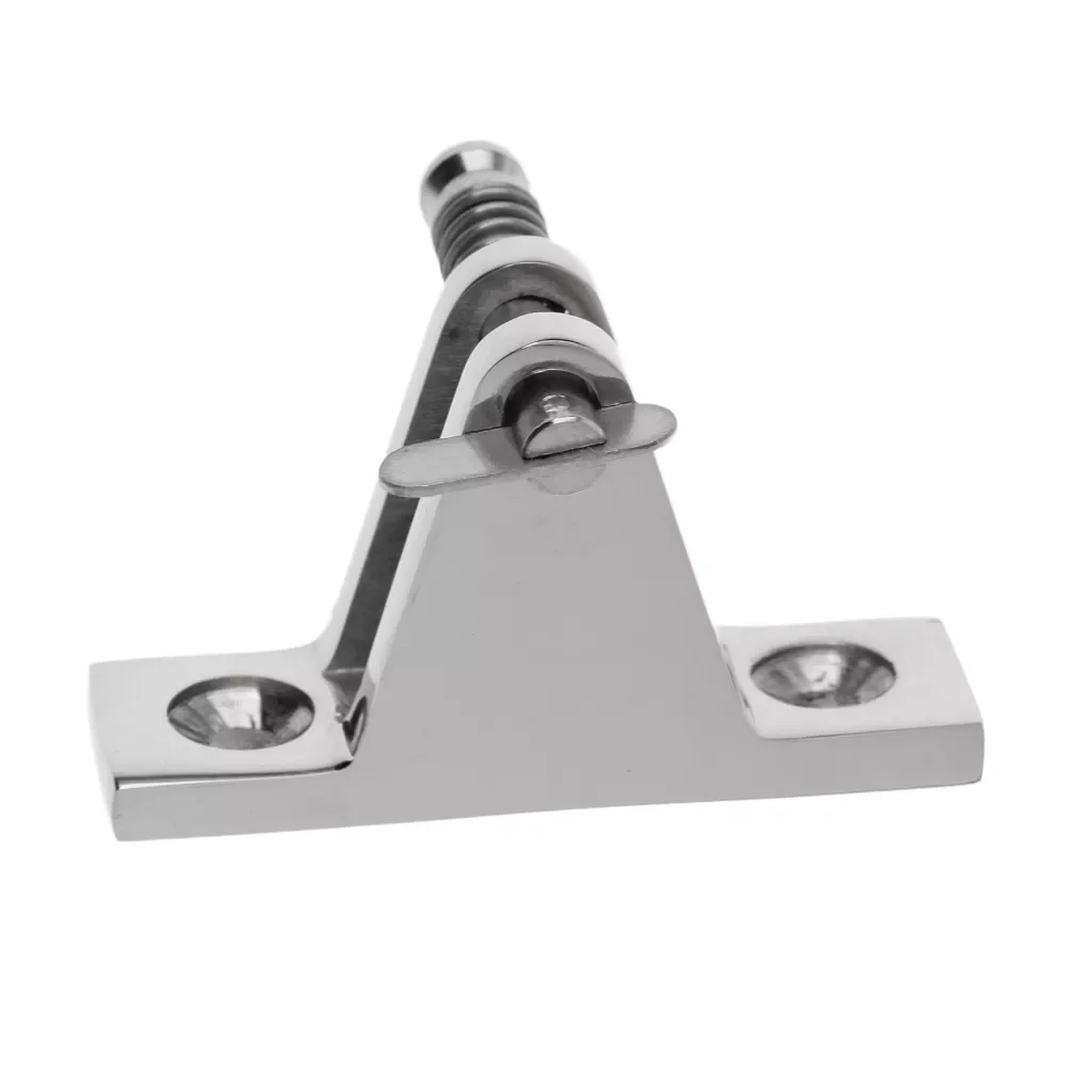 

Automobile accessories 316 Stainless Steel Deck Hinge Boat Bimini Top Fitting 90 Degree Quick Pin