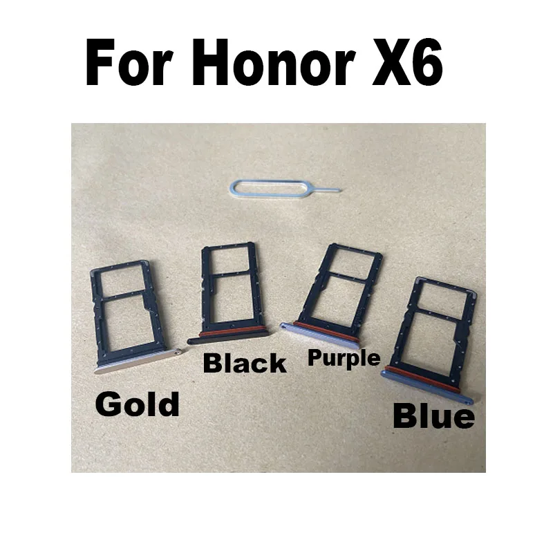 Новинка для Huawei Honor X6 Sim-карты лоток Слот держатель гнездо адаптер соединитель