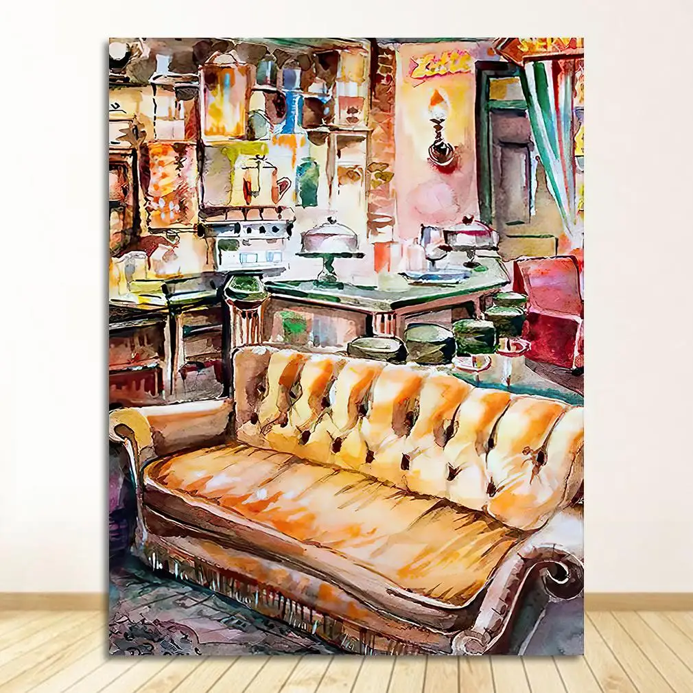 

Плакат «Друзья», телешоу, украшение, принт, забавные цитаты, настенное искусство, декоративная картина, домашний декор, ситком, центральный перк, картина для дивана