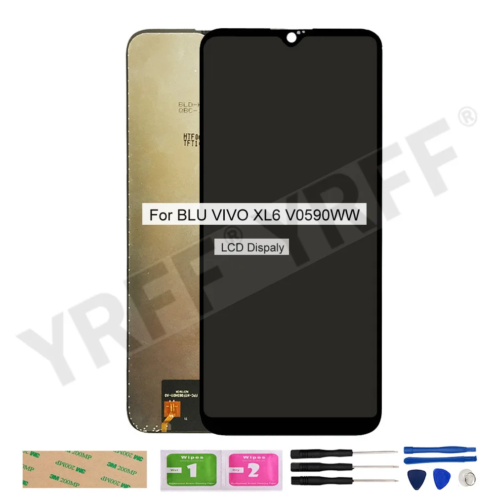 

Black LCD Screens For BLU VIVO XL6 V0590WW LCD Display Touch Screen Digitizer Assembly Phone Panel Sensor Phone Repair Parts