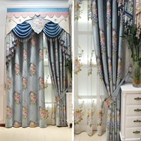 curtains for living room dining bedroom thick palace luxury chenille 3d embossed jacquard european style villa windows door
