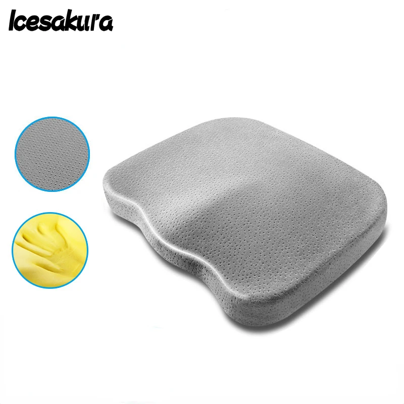 Memory Foam Seat Cushion Coccyx Orthopedic Pillow for Chair Massage Pad Car Office Hip Pillows Tailbone Pain Relief Seat Cushion