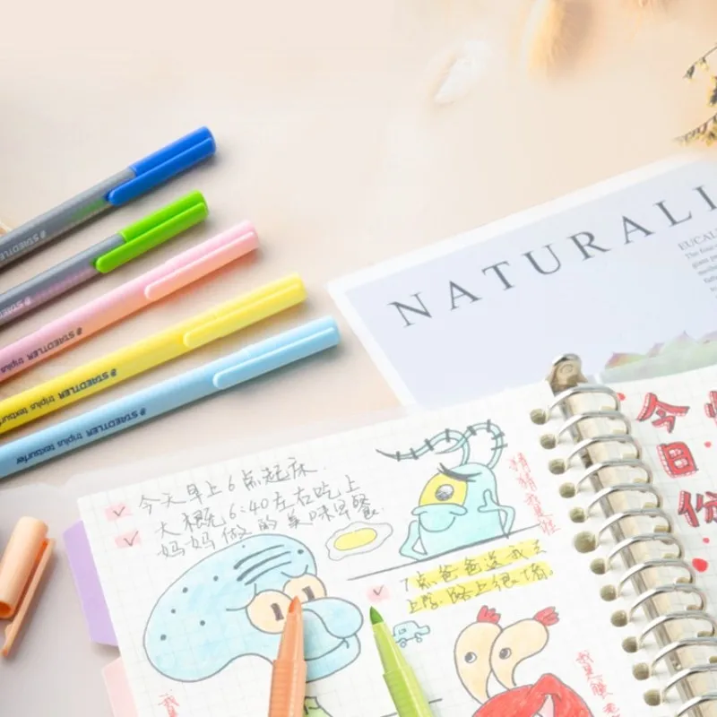 STAEDTLER 362C маркер фломастер Macaron цветная 8 цветов граффити ручка для письма и