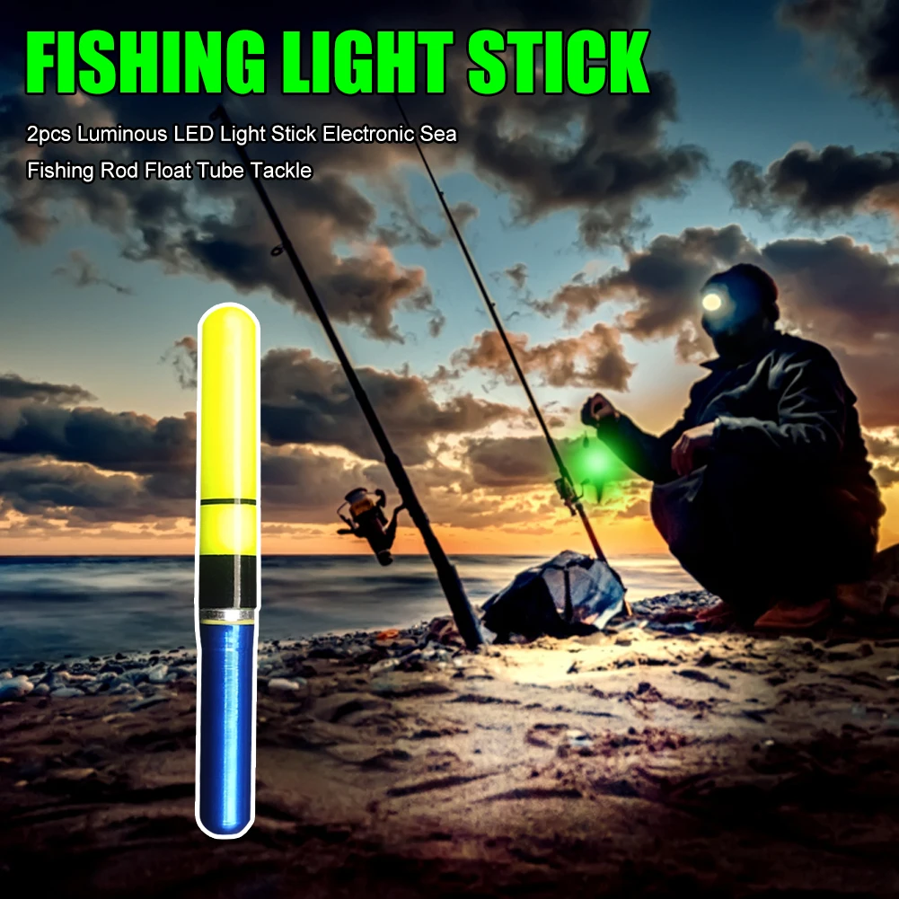 

Electronic Sea Floating Tube Fishing Tackle Luminous LED Night Light Rod Stick Positioner Terminal Fishing Tackles