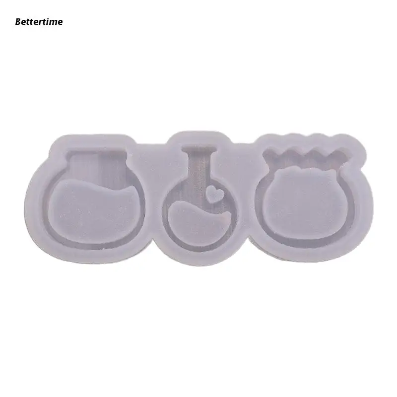 

B36D Diy Quicksand Bottle Wishing Bottle Drop Glue Silicone Mold Marine Series Mold