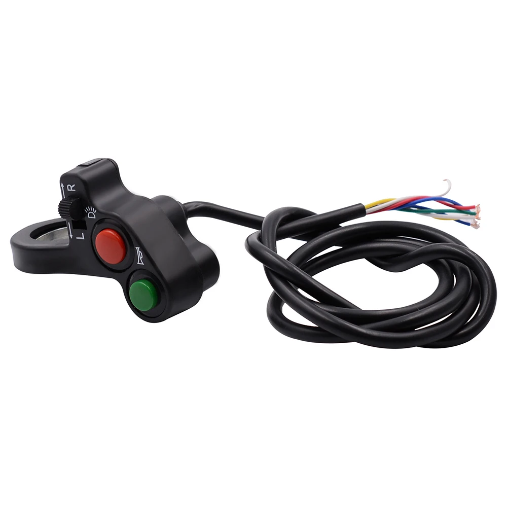 Headlights/Turn Signal Lights/Horn 3 in 1 Universal Auto ON-OFF Switch Motorcycle Scooter Dirt ATV Handlebar |