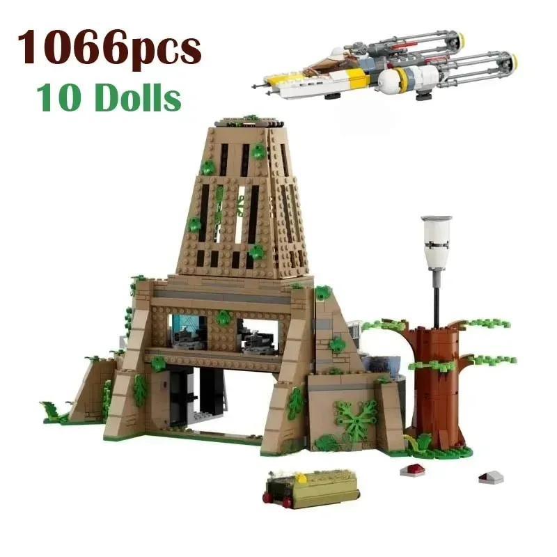Звездные Войны 2024 Yavin IV Rebel 75365 Набор Строительных Блоков Для Косплея 1066 Шт. Модель