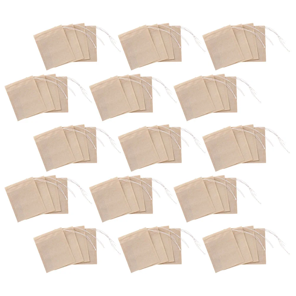 

200 Pcs Coffee Filter Bag Empty Disposable Tea Bags Loose Leaf Infuser Lavender Organic Brew Strainer