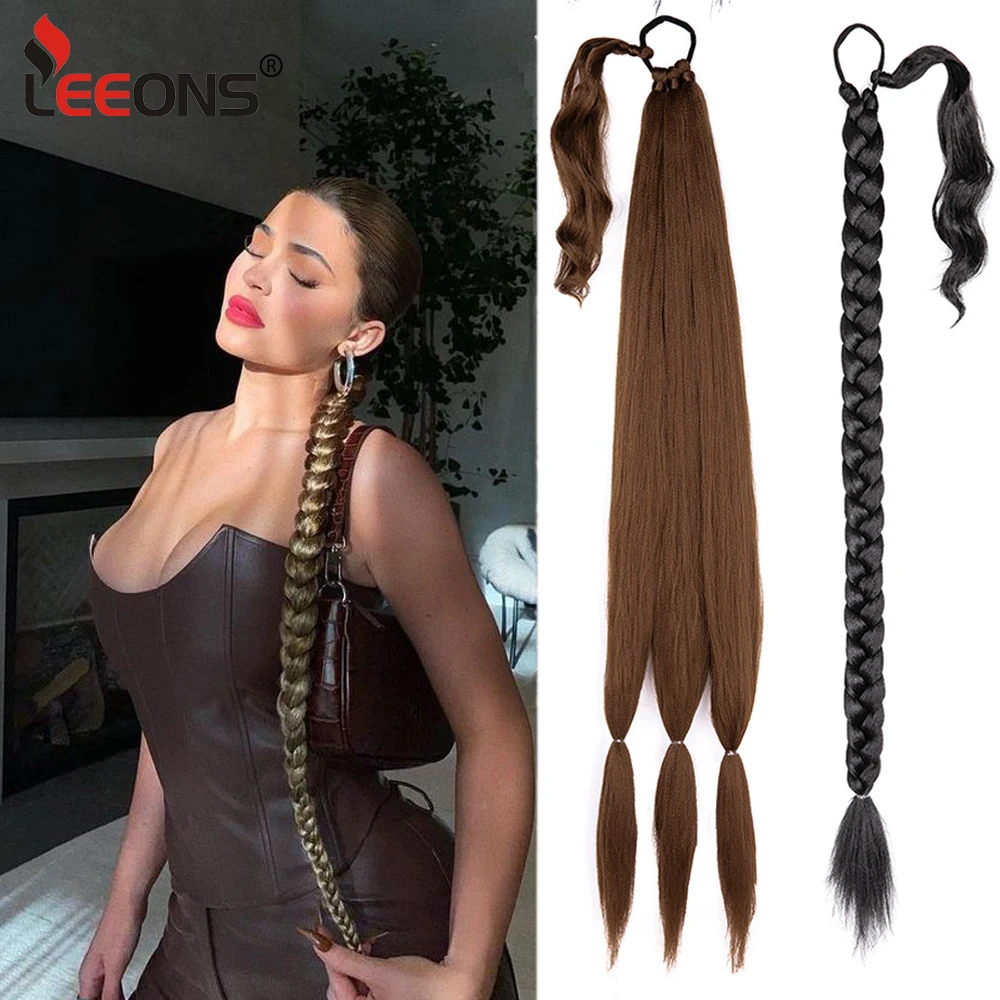 Braids Shade Soft Caramel Braid Tail With Braiding Hair