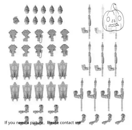 

Unpainted Board Game Wargames Garage Kits H303 Titan Guard Modified Mechanical Teaching Resin Model Kit