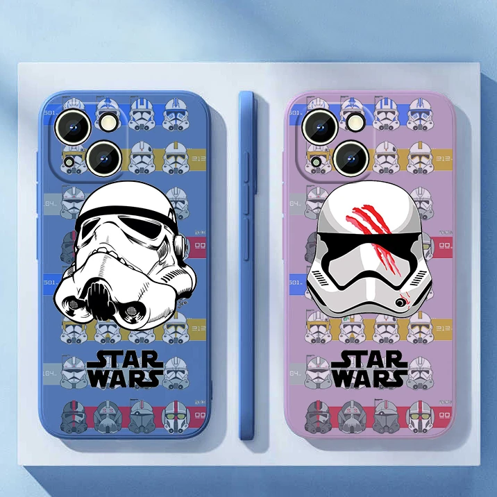 

Disney S-Star Warsrgvr Phone Case For Apple iPhone 14 13 12 mini 11 Pro Max 8 7 Plus XR XS X Liquid Rope Funda Cover