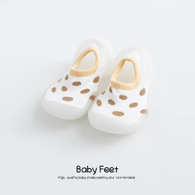 SIDAXING Baby Socks with Rubber Soles Cartoon Shoes Infant Sock Steps Anti-slip Leather Kids Floor Slippers |