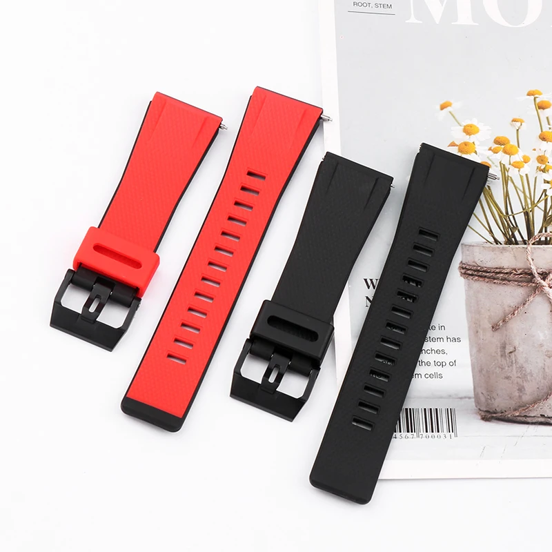 Watch Accessories 24mm Resin watch band for Casio G-Shock GA2000 PRG-600 PRW-6600 PRG-650 Outdoor Sports Waterproof Watch strap