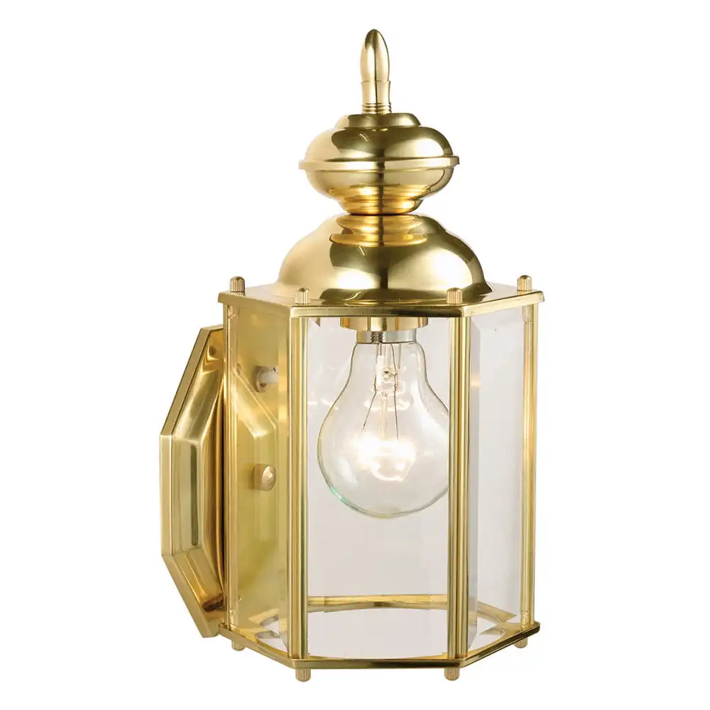 

Solid Brass Indoor/Outdoor Wall Sconce