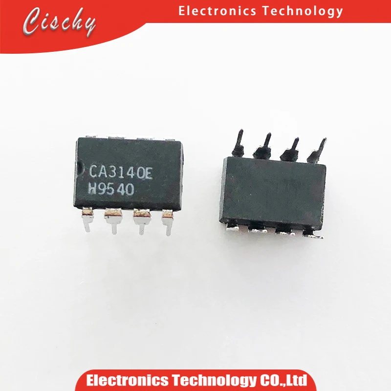 10 шт./лот CA3140EZ DIP8 CA3140 DIP 4,5 МГц, BiMOS операционный усилитель с МОП входом/Биполярным выходом CA3140E