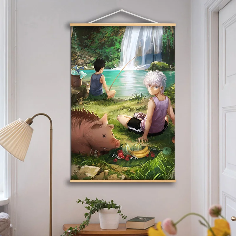 Настенный постер HUNTER x Gon Freecss Killua Zoldyck Аниме Манга HD