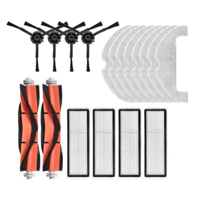 

Лучшие предложения для робота-пылесоса Dreame Bot Z10 Pro Z10pro комплекты запчастей аксессуары основная боковая щетка фильтр Швабра Ткань тряпка