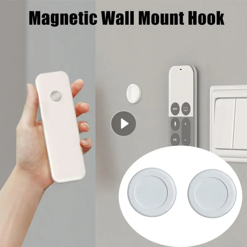 

Magnetic Hook Refrigerator Sticker Fridge Magnet Decor Hanger Wall Mount Remote Control Wall Holder Organizer Hook Home Storage