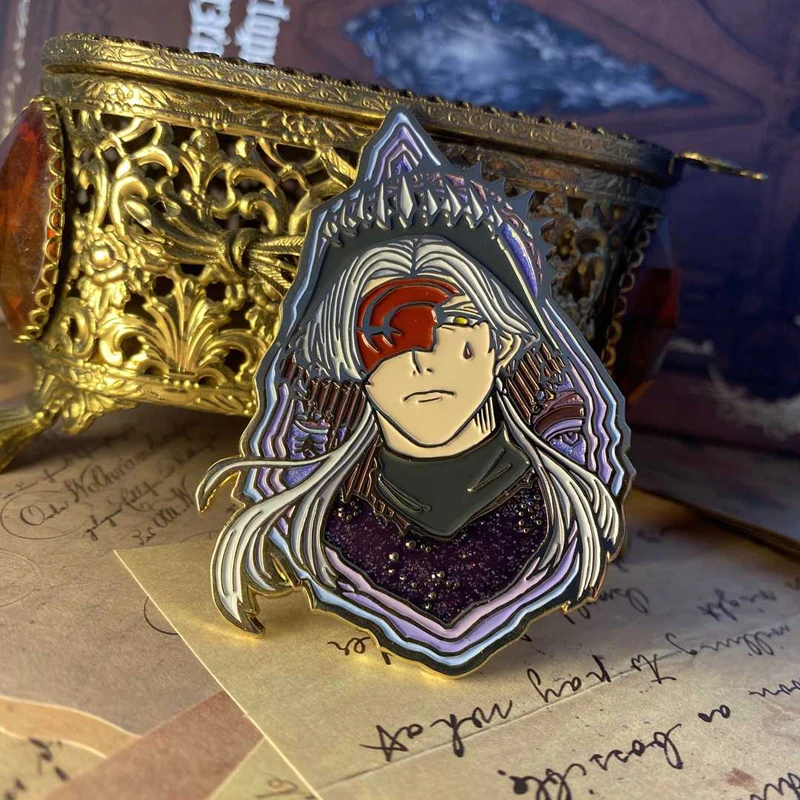 

Anime Metal Badge Final Fantasy XIV Hades Pin Brooch