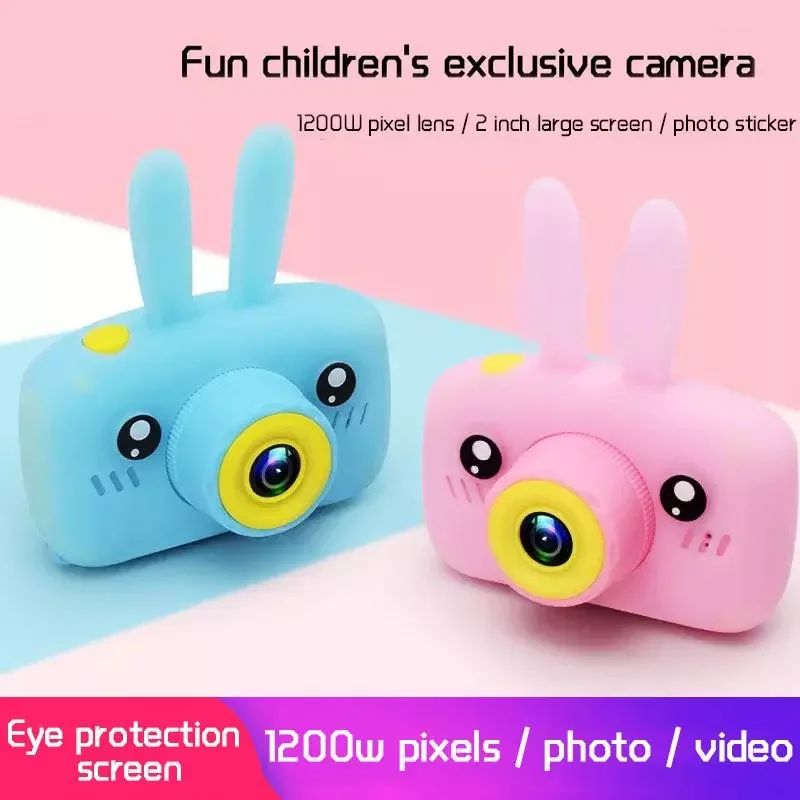 Children Mini Camera Full HD 1080P Portable Digital Video Photo Camera 2 Inch Screen Display Children For Kid Game Study Camera