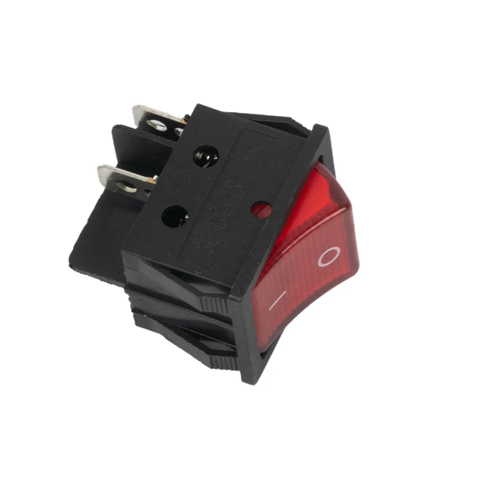 

RED Rocker Switch Replacement Universal 4 Pins Accessory Illuminated ON OFF 16A 250VAC / 20A 125VAC 2 Position