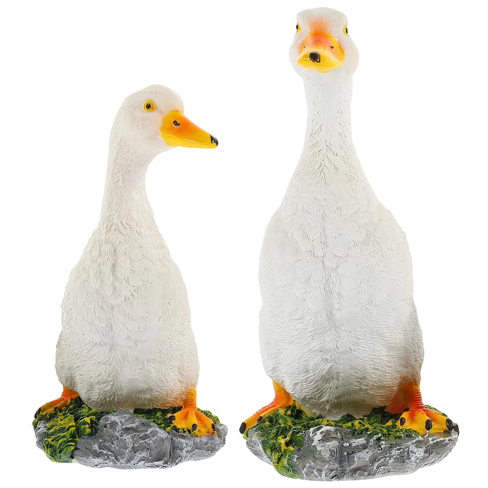 

Small Duck Craft Garden Supplies Ornaments Faux Accessories Resin Artificial Fake Simulated Statues Car Models