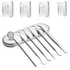 Стоматологическое зеркало, серп, тартарный скалер, шпатель для зубов, стоматологическое лабораторное оборудование, инструменты для ухода за полостью рта и чистки зубов