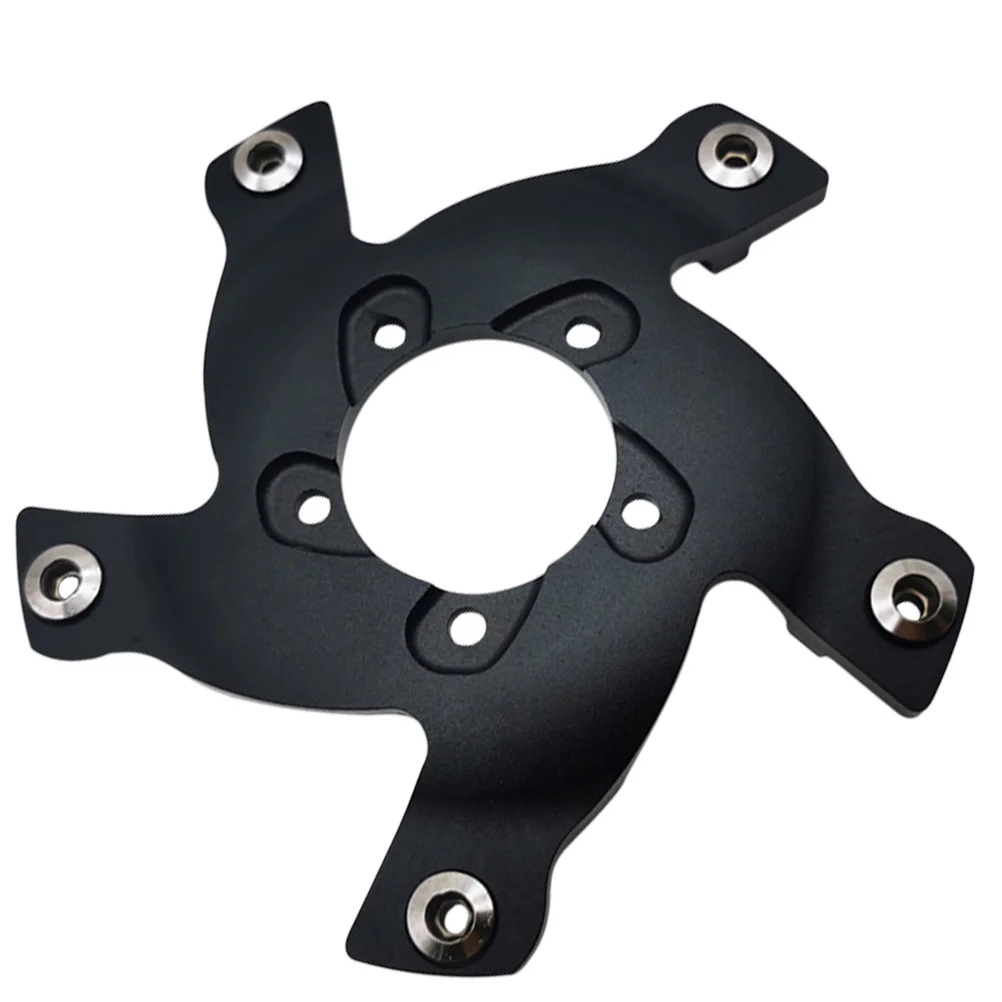 

1Pc Practical Bike Gear Adapter Durable Chain Ring Adapter Bike Supply (Black)