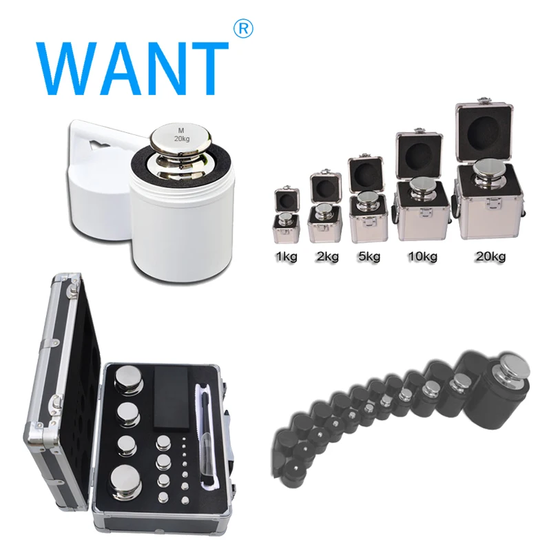 

E2 F1 F2 M1 Class 1mg-2kg Class Weight Box Stainless Steel Calibration Weights