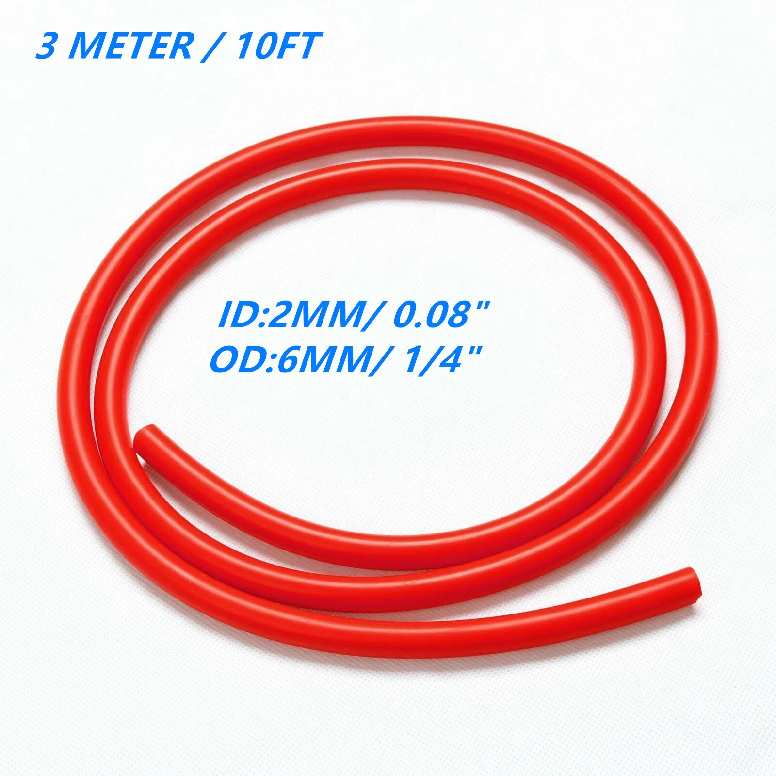 10 футов 3 м внутренний диаметр: 2 мм силиконовый вакуумный шланг гибкая