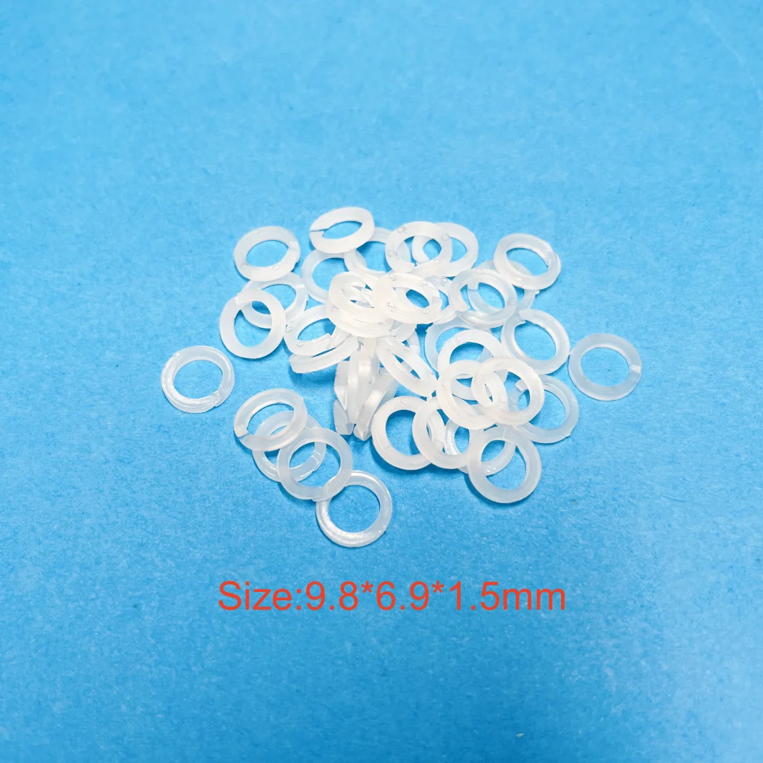 

50 шт. верхняя пластиковая прокладка 9,8*6,9*1,5 мм для грузовиков Chevrolet GMC Silverado 5,3 л топливной форсунки 12668390 Ремкомплект (AY-P3098)