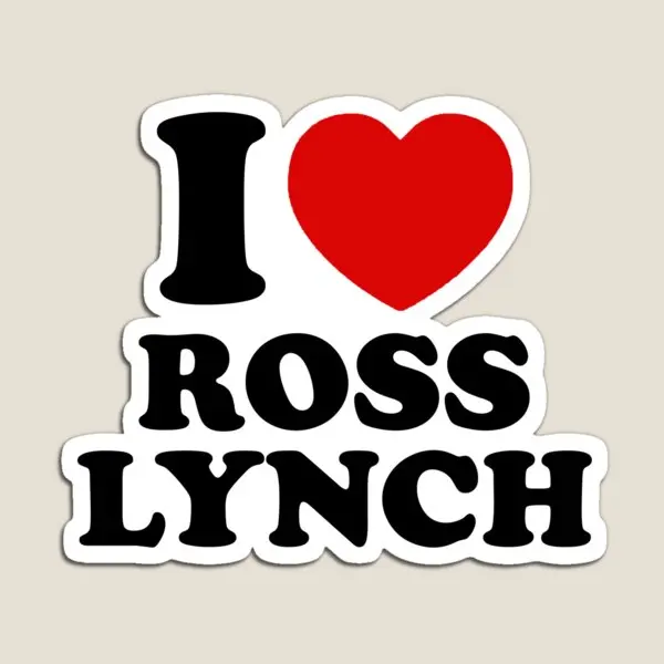 Магнитные наклейки Я люблю Росс Линч детские магнитные игрушки домашний декор