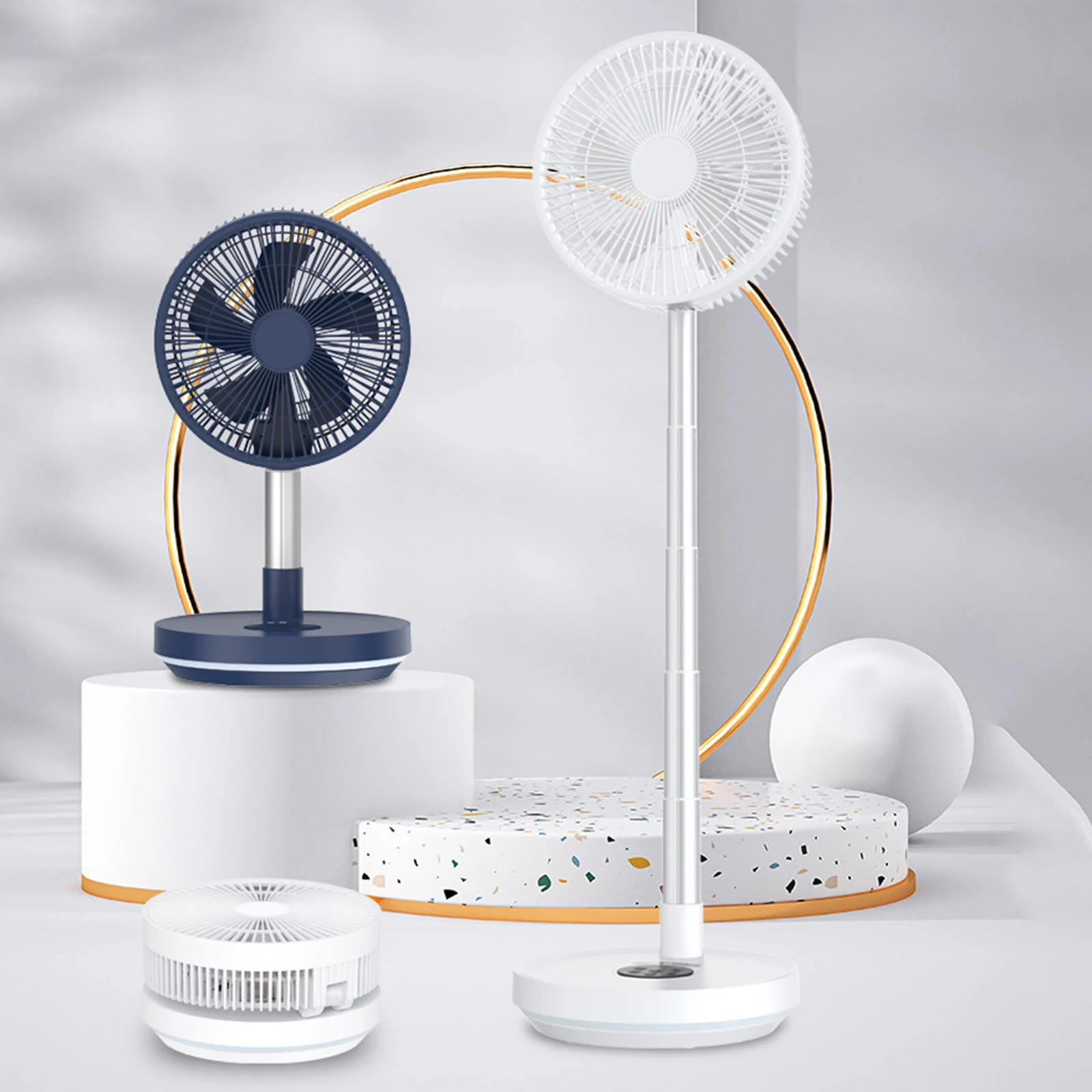 

Настольный вентилятор на 7200 мА · ч, внешний портативный складной напольный вентилятор с подзарядкой от USB для дома, офиса, кемпинга