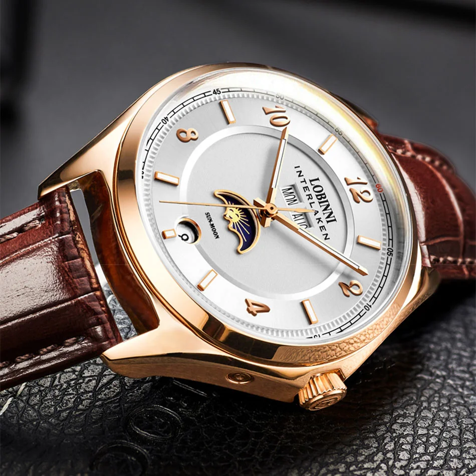 

Часы 2020 мужские LOBINNI 18016 собственный бренд автоматические часы oem