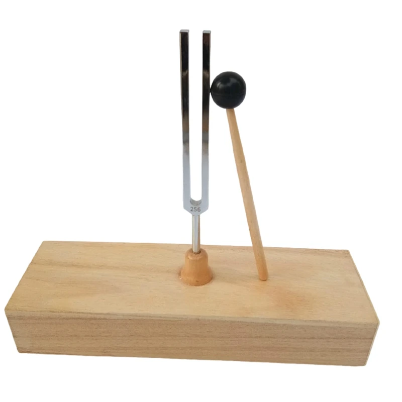 

Tuning Fork 256HZ Tuning Fork With Wooden Resonant Box Acoustic Science Tools For Sound Therapy, Yoga, Meditation And Relaxation