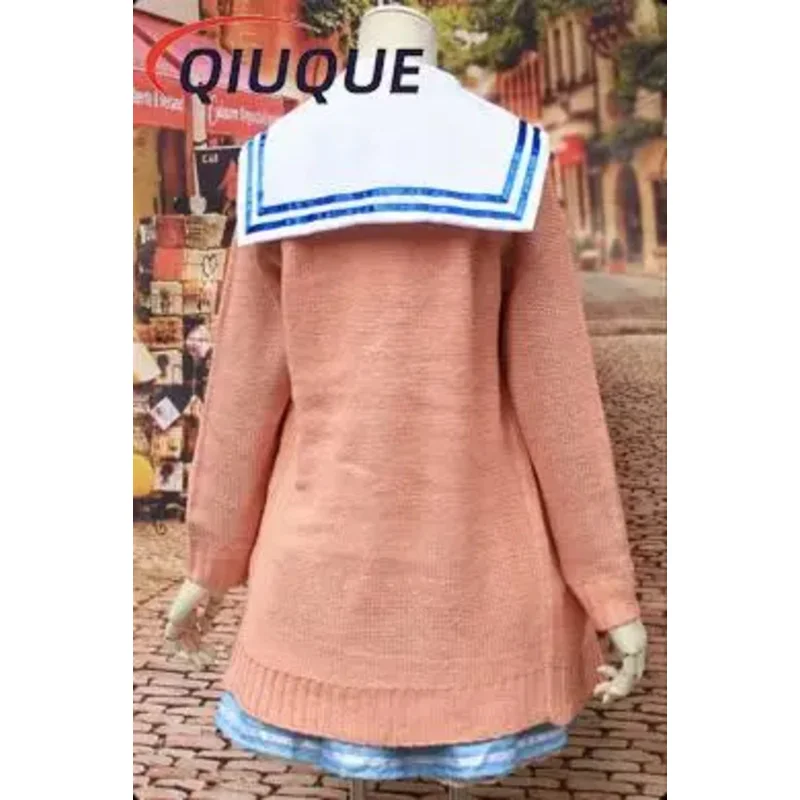 Аниме Kyokai no Kanata Косплей Beyond the Boundary Kuriyama Mirai Костюм Парик Очки Женская Школьная