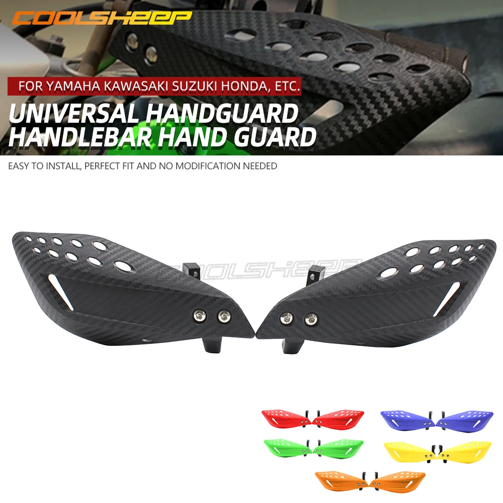 

Universal Motorcycle ABS Hand Guards ATV Bike Handguards 22mm 7/8" Motocross Handlebar Hand Guard Protector Left/Right Handguard