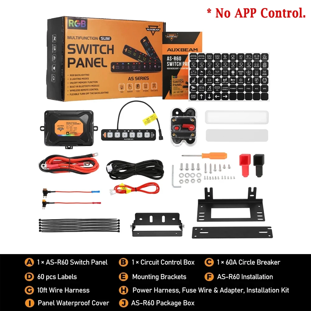 

AUXBEAM AS SERIES 4/6/8 GANG RGB Тонкая ПЕРЕКЛЮЧАТЕЛЬНАЯ ПАНЕЛЬНАЯ ТУМБЕЛЬ/ МНОМЕНТАЦИЯ/ИСПОЛЬЗОВАННЫЙ МОДЕЛЬ ПОДДЕРЖЕННОЙ ОДИН-СИДОВАННЫЙ ВЫКЛАННЫЙ ВЫХОД Керування автомобильных фонарей