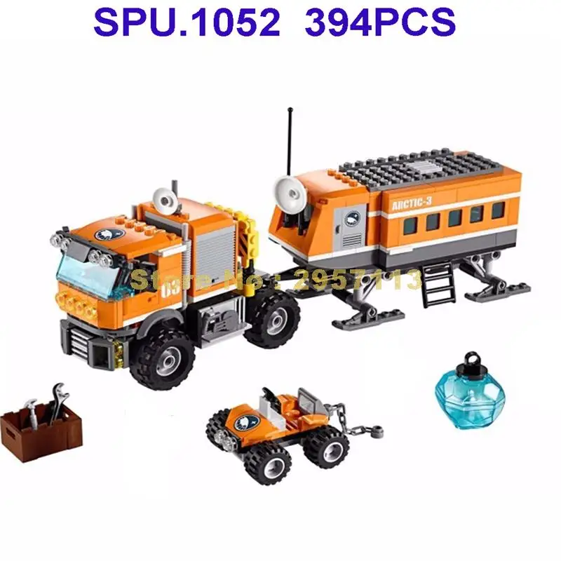 394 шт. городской Арктический аутстолб грузовик автомобиль строительный блок 3