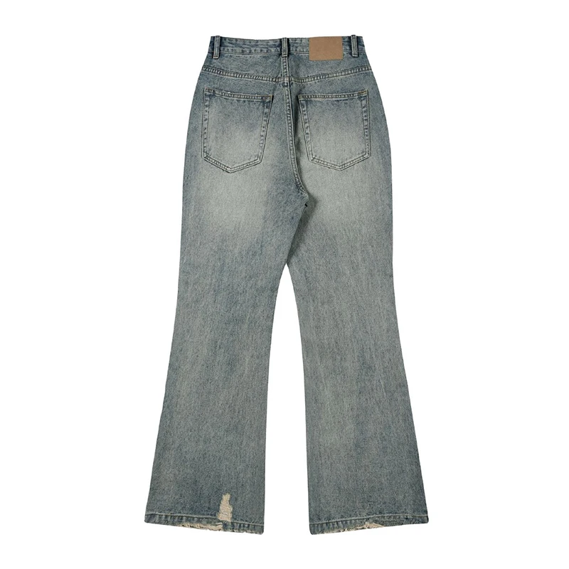 KSTUN потертые джинсы мужские рваные мотоциклетные джинсовые брюки в стиле хип-хоп