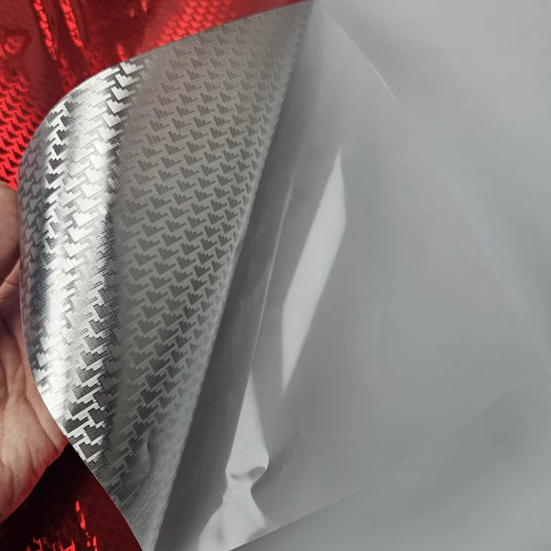 Глянцевая виниловая пленка для автомобиля красная стандартная углеродное