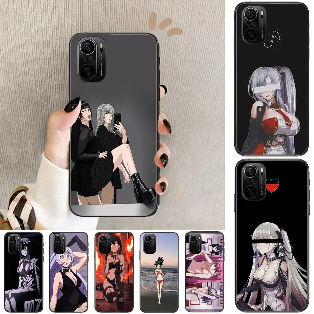 

2022 Anime Bikini Cartoon Phone Case For xiaomi redmi POCO F1 F2 F3 X3 Pro M3 9C 10T Lite NFC Black Cover Silicone Back Prett mi
