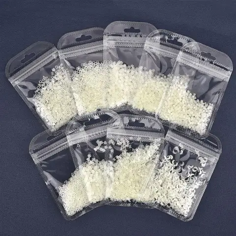 Светящиеся блестки 3 мм SEVENWELL для декора