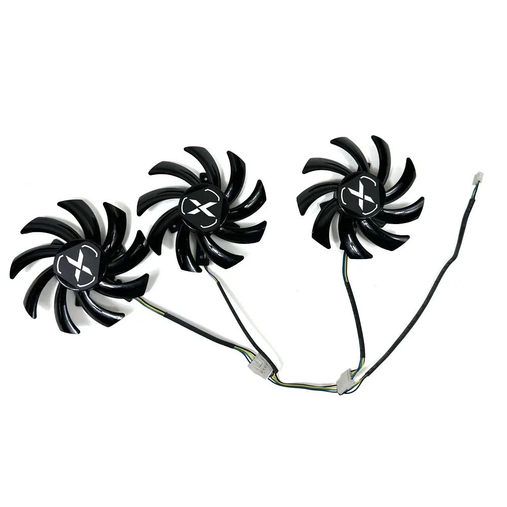 Охлаждающий вентилятор 85 мм 4PIN FDC10H12S9-C для XFX SPEEDSTER SWFT 309 RADEON RX 6700 XT 12GO вентиляторы