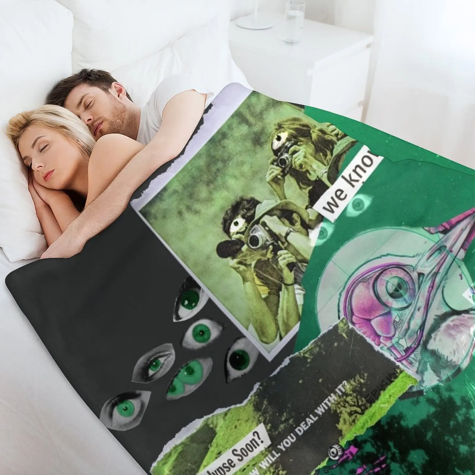 Непрерывное одеяло покрывала для кровати очень большие тепловые одеяла