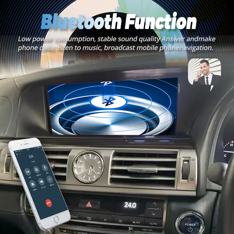 12 3-дюймовый Android Qled экран для Lexus Ls600 Ls460 LS 600 460 2013-2017 Автомобильный радиоприемник